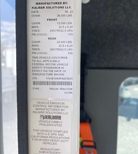 truck 196909 (5+1)-8058672211