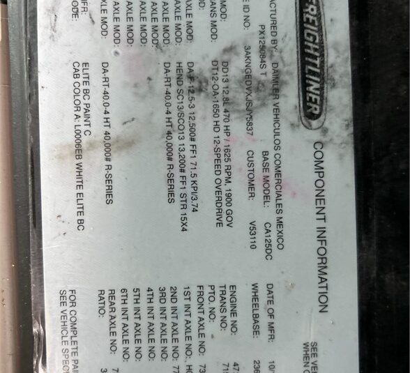 truck 197841 (4+1)-8056574739