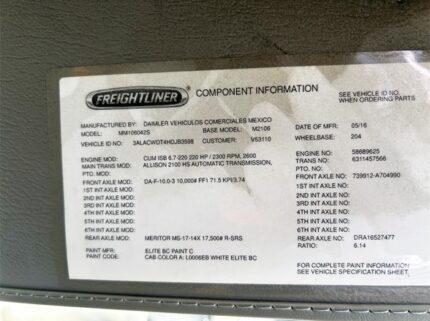 truck 203295 (8+1)-9013124724